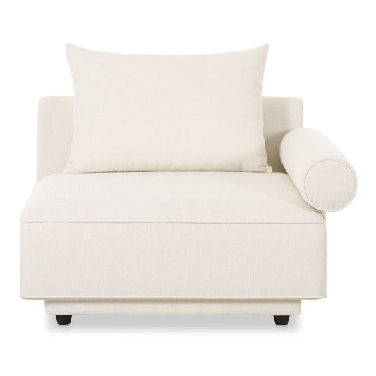 Rosello - Right Arm Facing Chair - White