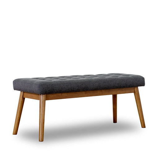 Delilah - Modern Bench - Gray