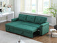 Lucca - Linen Reversible Sleeper Sectional Sofa With Storage Chaise