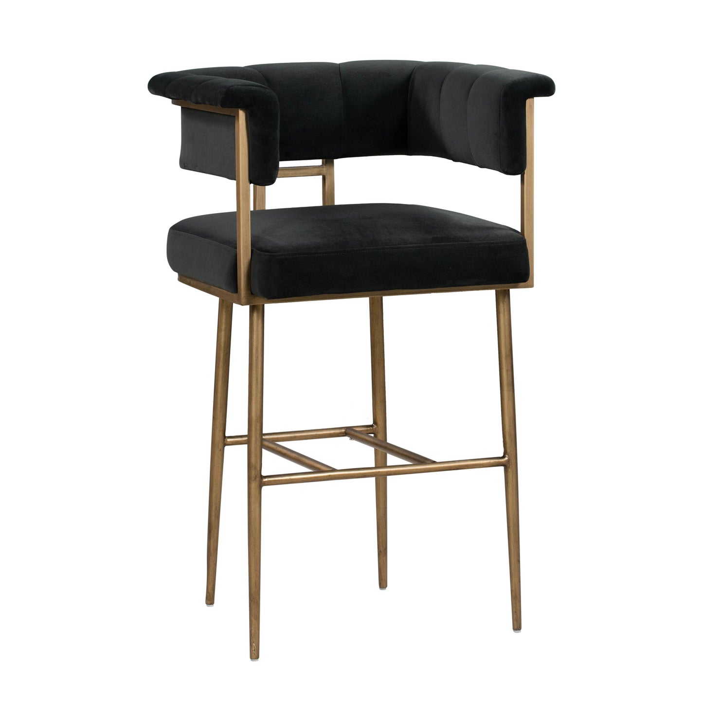 Astrid - Velvet Bar Stool