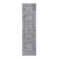 Marfi - 2' x 8' Oriental Non-Shedding Living Room Bedroom Dining Home Office Stylish And Stain Resistant Area Rug - Ivory / Gray