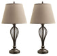 Ornawell - Antique Bronze Finish - Metal Table Lamp (Set of 2)