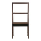 Ladder Desk, Ladder Style Display Shelf - Natural Brown