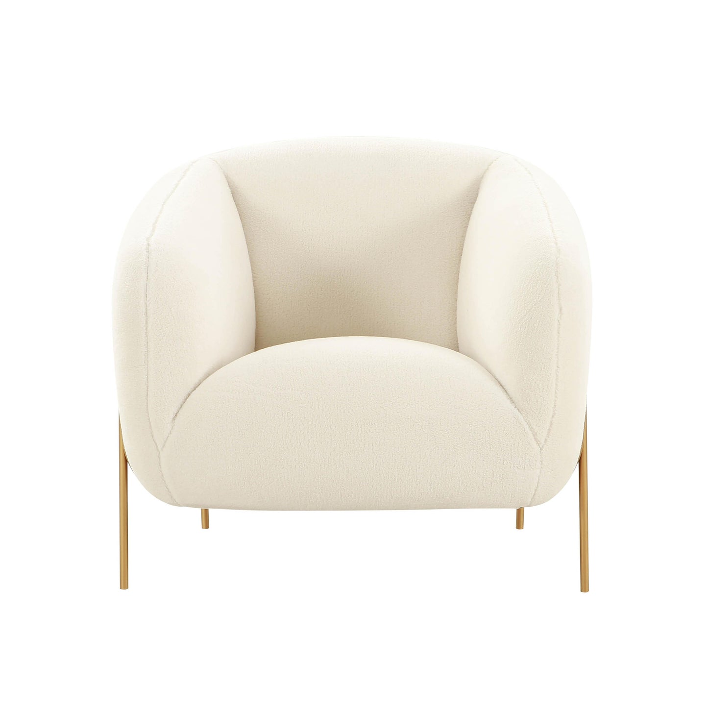 Kandra - Shearling Accent Chair - Cream