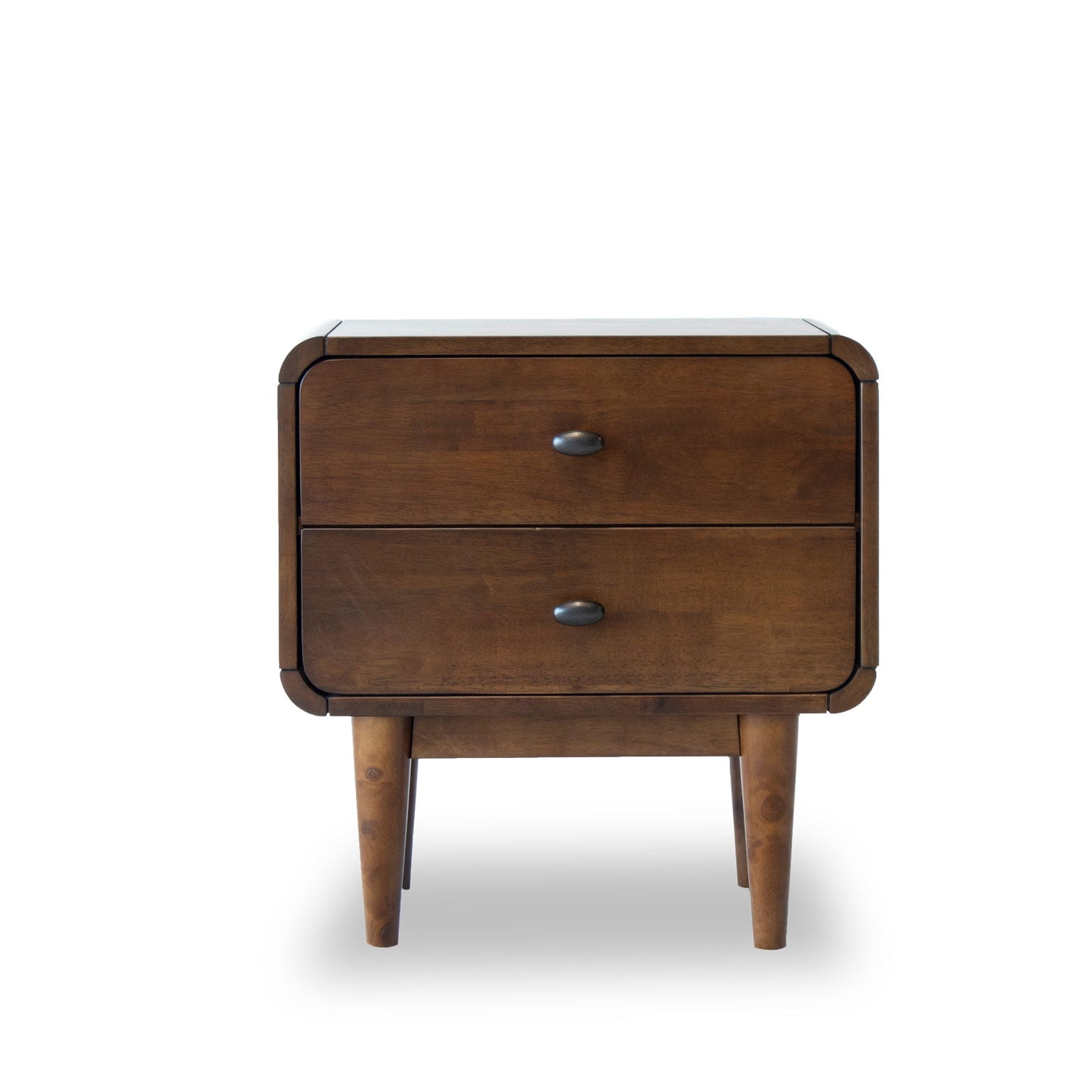 Alexa - Mid-Century Modern Style Night Stand - Brown