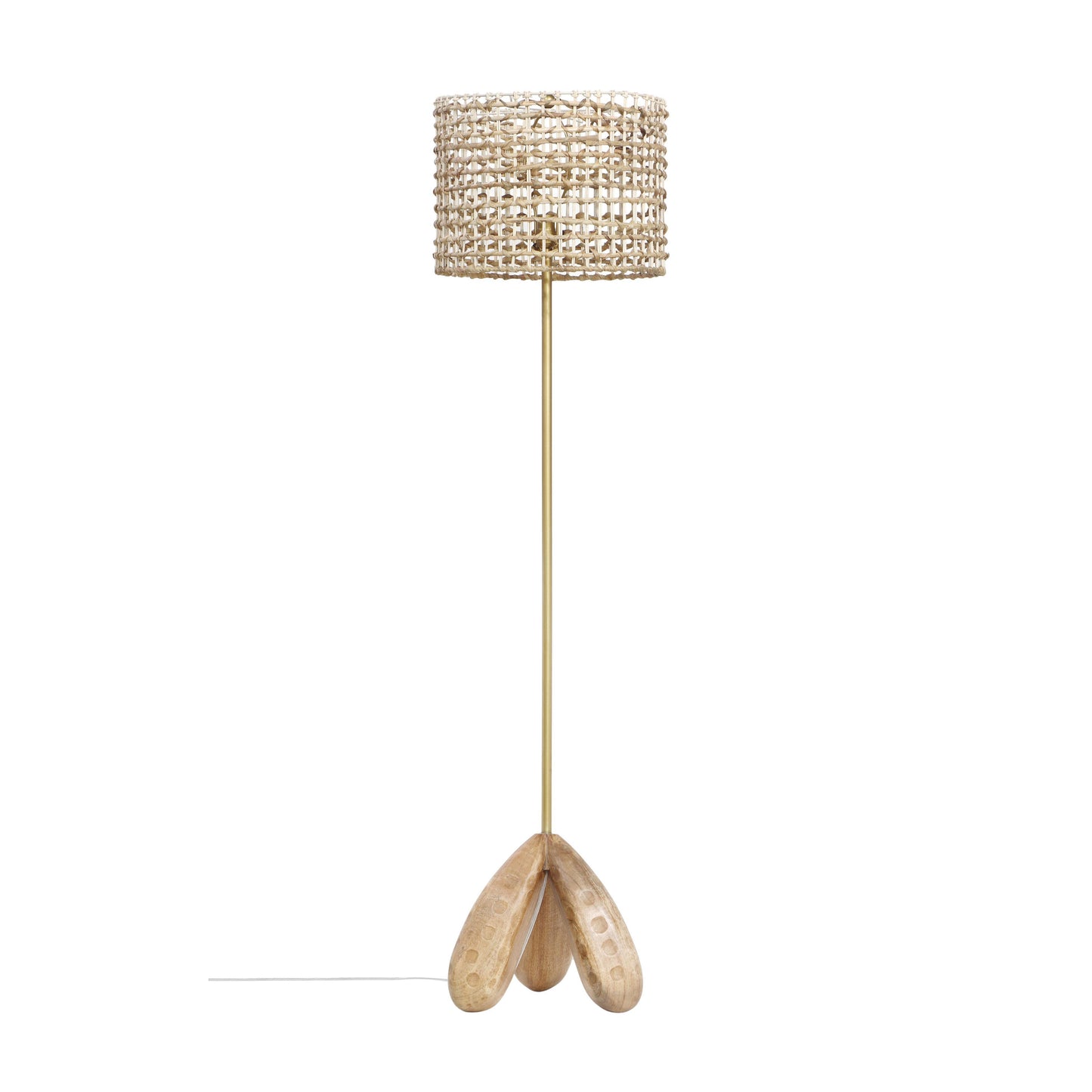 Alondra - Wooden Floor Lamp - Light Brown