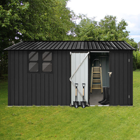 10'x12' Garden Sheds Outdoor Storage Sheds With Window