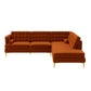 Brooke - Velvet Sectional Sofa