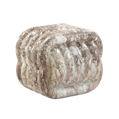 Love Knot - Faux Marble Indoor / Outdoor Accent Stool