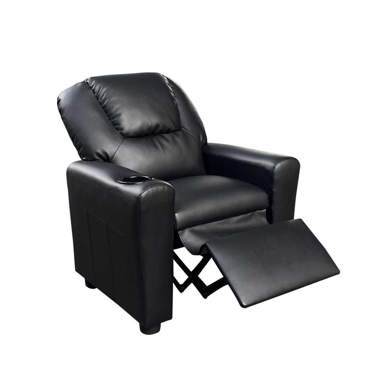 Marisa - PU Leather Kids Recliner Chair With Cupholder