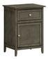 Izzy - 1 Drawer /1 Door Nightstand