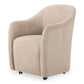 Drava - Rolling Dining Chair - Beige