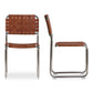 Moma - Stainless Steel Dining Chair (Set of 2) - Brown