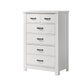 Cassini - 5 Drawer Chest - White