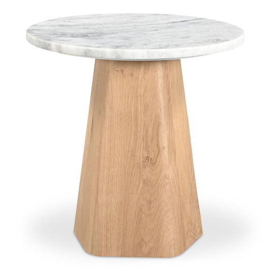 Evelyn - Accent Table - White