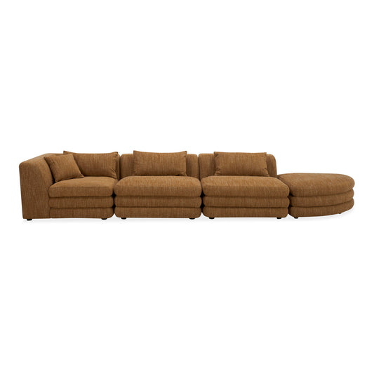 Lowtide - Linear Modular Sectional - Amber Glow