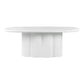 Elika - Faux Plaster Oval Dining Table