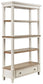 Realyn - Brown / White - Bookcase