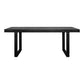 Jedrik - Outdoor Dining Table Large - Black - Concrete