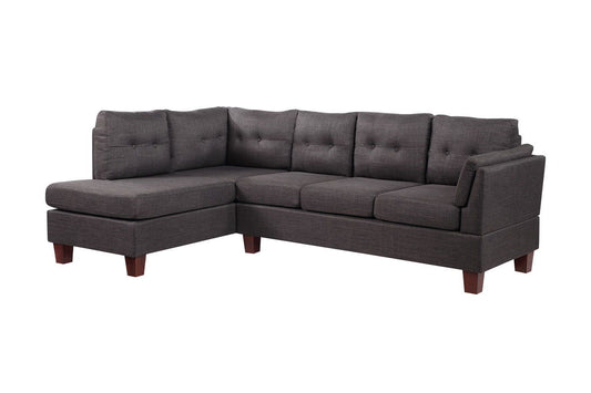 Dalia - Linen Modern Sectional Sofa With Chaise