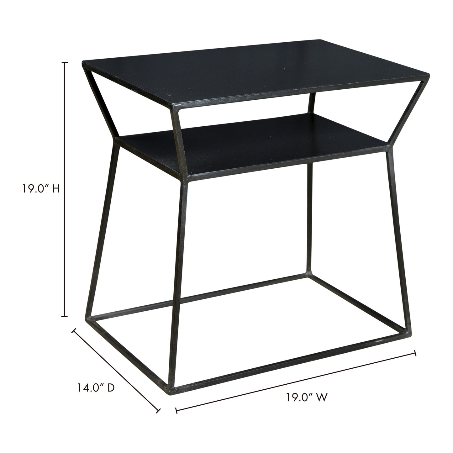 Osaka - Side Table - Black