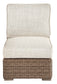 Beachcroft - Beige - Armless Chair W/Cushion