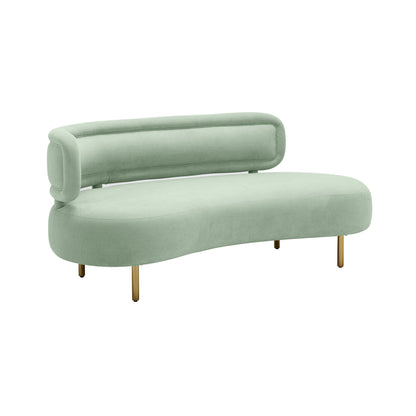 Tischa - Boucle Velvet Sofa