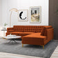 Brooke - Velvet Sectional Sofa