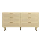 Sierra Buttermilk - 6 Drawer Dresser - Beige