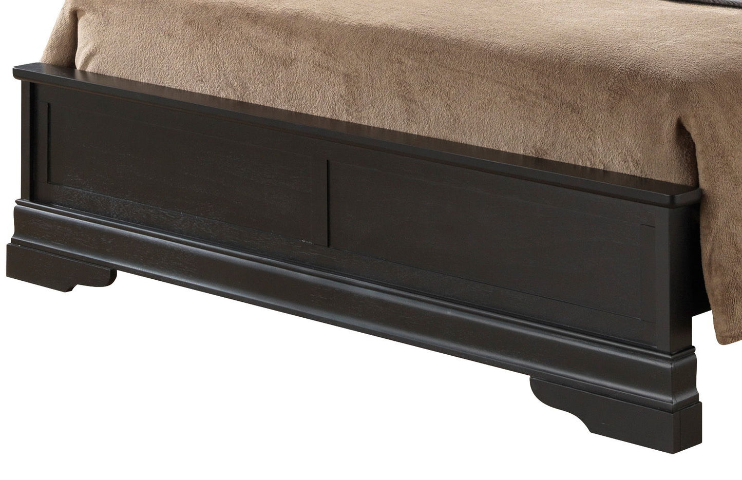 Louis Phillipe - Sleigh Bed With Low Footboard