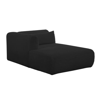 Tarra - Fluffy Oversized Corduroy Modular Chaise