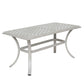 22X42" Patio Standard Coffee Table - Ashen Wheat