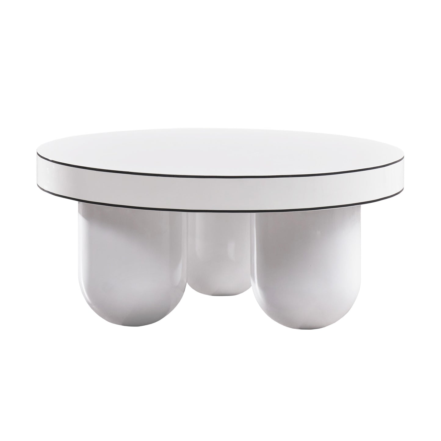 Jasper - Glossy Coffee Table - White