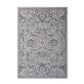 5' x 7' Oriental Non-Shedding Living Room Bedroom Dining Home Office Stylish And Stain Resistant Area Rug - Gray / Silver