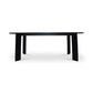 Delta - Oval Outdoor Dining Table - Black