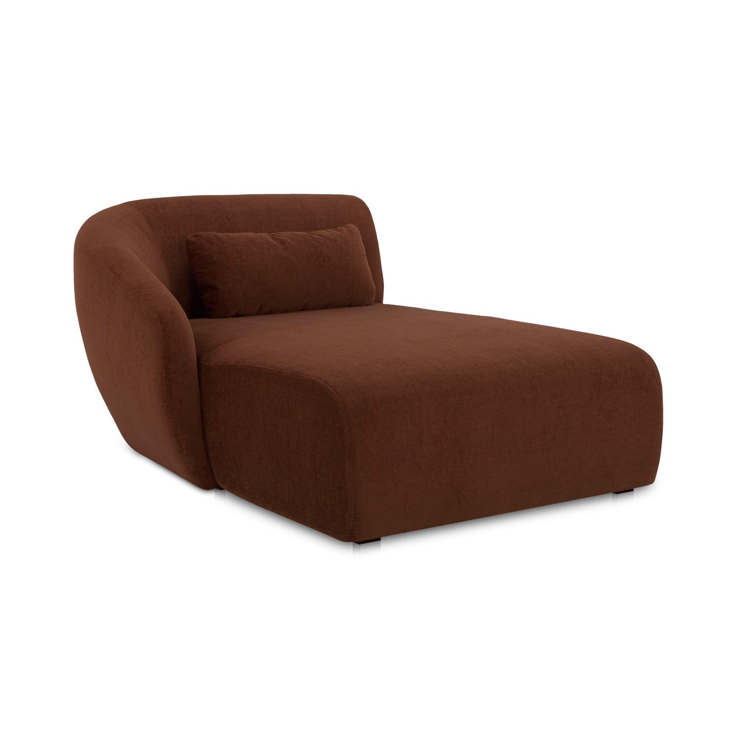 Amelia - Left Arm Facing Chaise - Chestnut