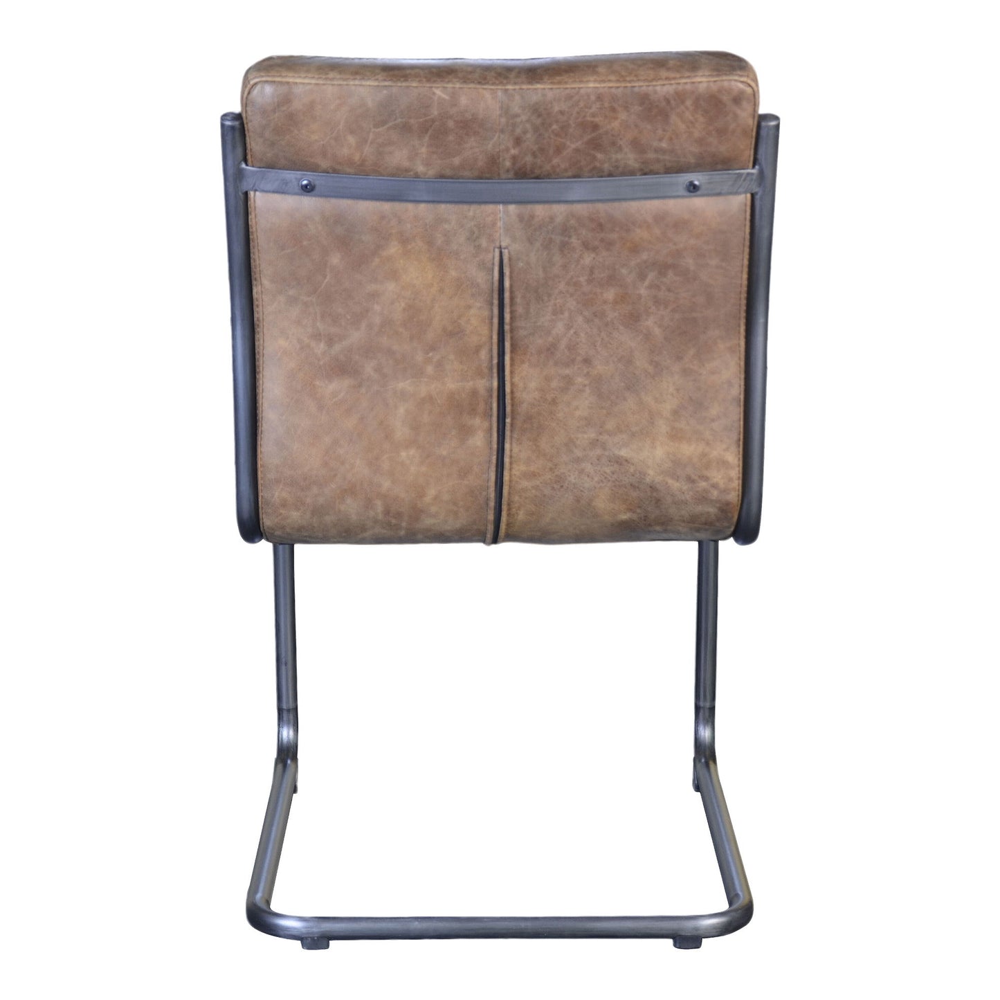 Ansel - Dining Chair Chair Leather (Set of 2) - Grazed Brown