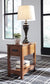 Breegin - Brown - Chair Side End Table - 1 Drawer