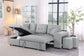 Daniel - Upholstered Reversible Sectional With Pull Out Loveseat