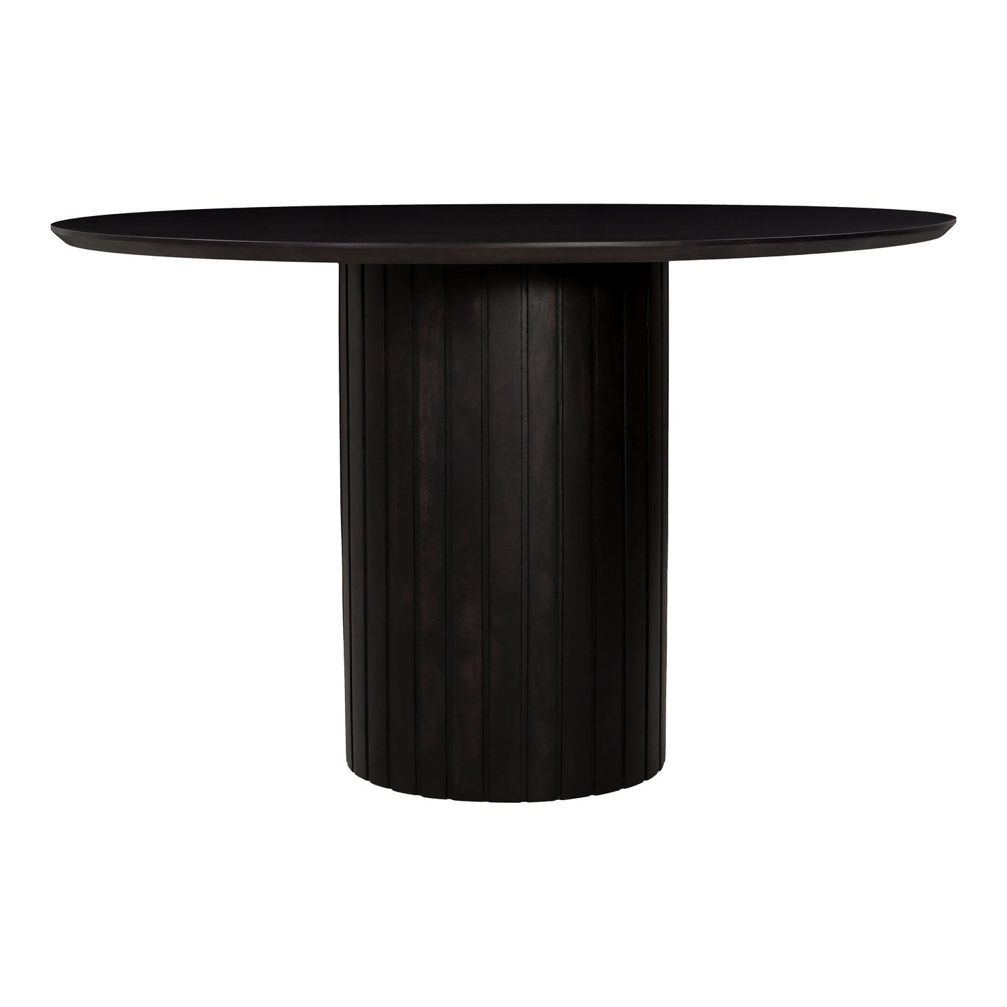 Povera - Round Dining Table - Black - Acacia Wood