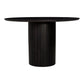 Povera - Round Dining Table - Black - Acacia Wood