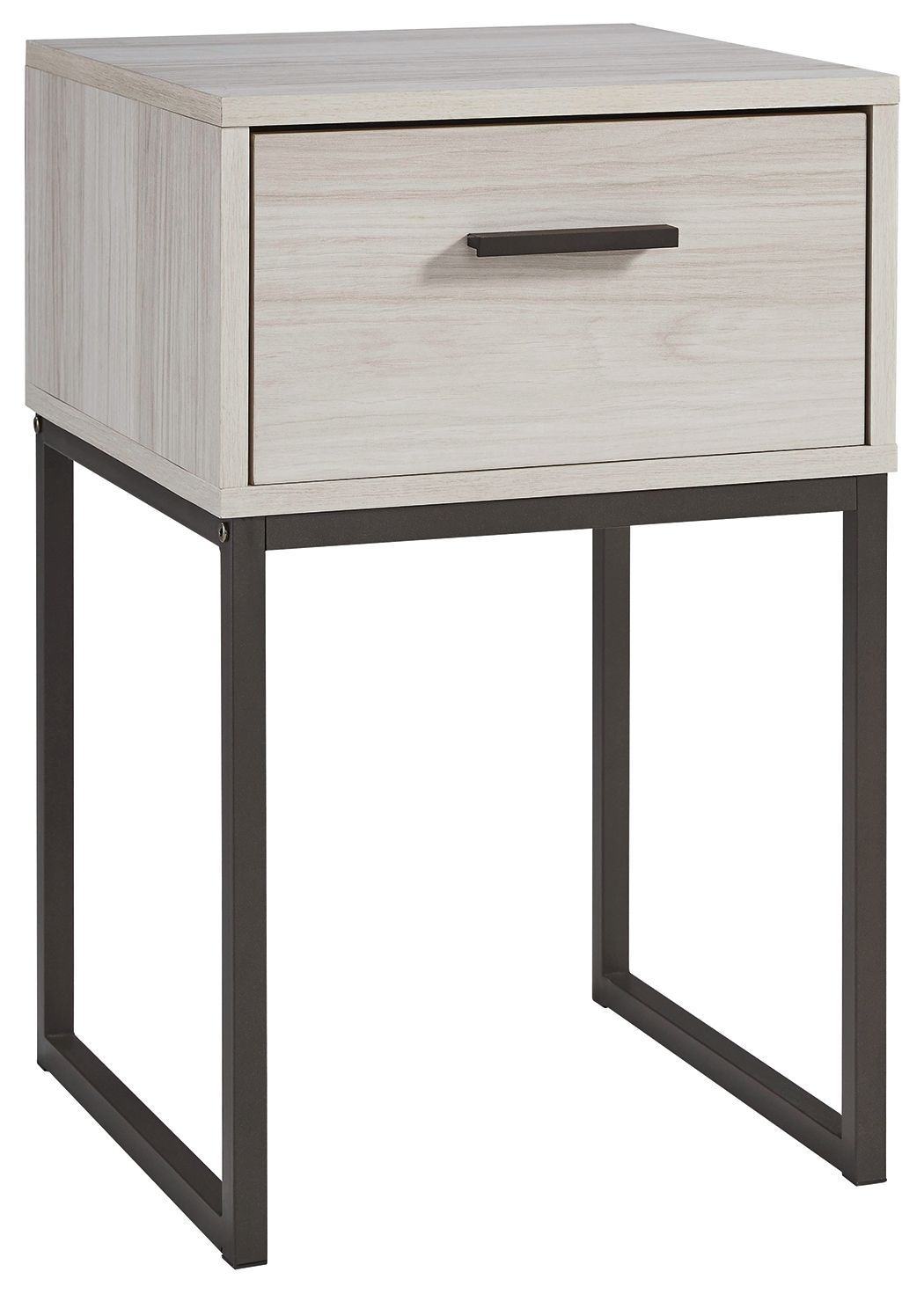 Socalle - Light Natural - One Drawer Night Stand - Vinyl-Wrapped