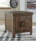 Moriville - Grayish Brown - Rectangular End Table