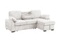 Mackenzie - Chenille Fabric Sleeper Sectional With Right-Facing Storage Chaise