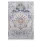 8' x 10' Medallion Non-Shedding Living Room Bedroom Dining Home Office Stylish And Stain Resistant Area Rug - Cream / Gold