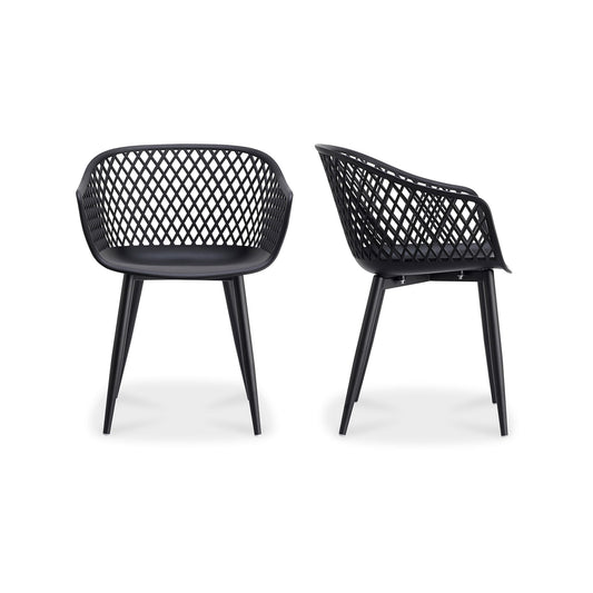 Piazza - Outdoor Chair Chair (Set of 2) - Black