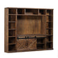 Dawson - Entertainment Wall - Rustic Brown