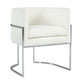 Giselle - Velvet Dining Chair Silver Leg