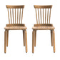 Solid Wood Slat Back Windsor Chair (Set of 2) - Natural