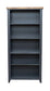 Essex - 72" High 5-Shelf Bookcase - Black And Whiskey